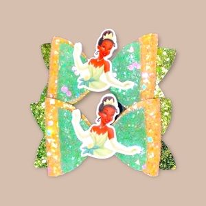 Princess Tiana hair bow